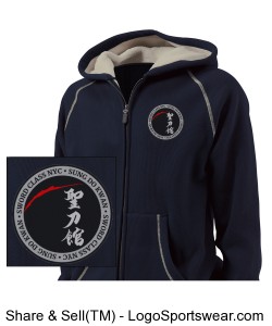 Sword Class NYC Thermal Hoodie - Kendo and Siljun Dobup Design Zoom